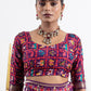 Rajwari Chokda Patola Print Dola Silk Saree