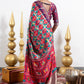 Rajwari Chokda Patola Print Dola Silk Saree