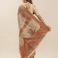 Kalamkari Heritage Ivory Silk Saree