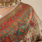 Kalamkari Heritage Ivory Silk Saree