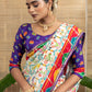 Gulbadan Patola Print Dola Silk Saree
