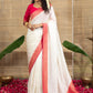 Chandni Zari Polkadots Dola Silk Saree