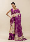 Royal Orchid Bloom Saree