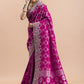 Festive Bandhej Saree with Heavy Blouse