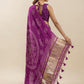 Royal Orchid Bloom Saree