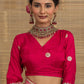 Rangrez Gulabi Bandhani Gota Patti Saree