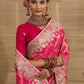 Rangrez Gulabi Bandhani Gota Patti Saree