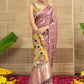 Mrignayani Chokda Dola Silk Kalamkari Saree