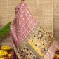 Mrignayani Chokda Dola Silk Kalamkari Saree