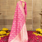 Gulbano Pure Munga Silk Dyed Saree