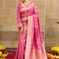 Gulbano Pure Munga Silk Dyed Saree