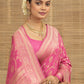 Gulbano Pure Munga Silk Dyed Saree