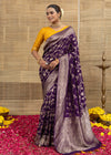 Nayantara Pure Munga Silk Dyed Saree