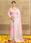 Komalika Floral Motifs Raw Tassar Saree