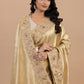 Golden Swan Heritage Silk Saree
