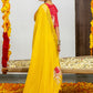 Kanakpriya Pure Crush Tissue Patchwork Saree