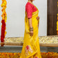Kanakpriya Pure Crush Tissue Patchwork Saree