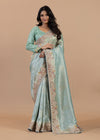 Artisanal Blue Resham Weave
