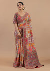 Royal Patchwork Resham Pure Silk Saree