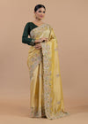 The Mustard Gilded Tissue Saree