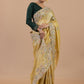 The Mustard Gilded Tissue Saree