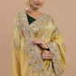 The Mustard Gilded Tissue Saree