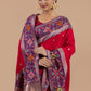 Royal Crimson Patola Weave Dola Silk Saree