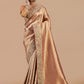 Rose Gold Shimmer kanjivaram saree