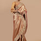 Rose Gold Shimmer kanjivaram saree