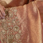Rose Gold Shimmer kanjivaram saree