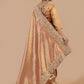 Rose Gold Shimmer kanjivaram saree