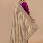 kanjivaram Metallic Gold & Bronze Banarasi Weave