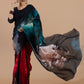Midnight Bloom in Pure Georgette