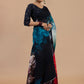 Midnight Bloom in Pure Georgette