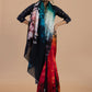 Midnight Bloom in Pure Georgette