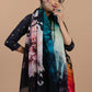 Midnight Bloom in Pure Georgette