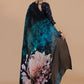 Midnight Bloom in Pure Georgette