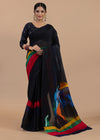 Artisanal Printed Silk Saree