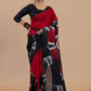 Crimson Noir Statement Saree