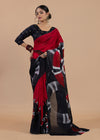 Crimson Noir Statement Saree