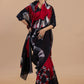 Crimson Noir Statement Saree