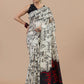 Calligraphy print Sarees