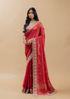 Pure Tissue Satin Zardosi Work Saree