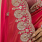 Pure Tissue Satin Zardosi Work Saree