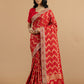 Red Zardosi Embroidery Saree