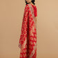 Red Zardosi Embroidery Saree