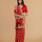 Red Zardosi Embroidery Saree