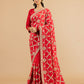 Dual-Shade Crape Satin Saree with Gota Patti