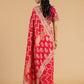 Pink Zardosi Embroidery Saree