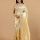 Champagne Dual-Shade  Silk Saree